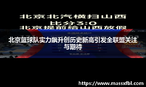 北京篮球队实力飙升创历史新高引发全联盟关注与期待
